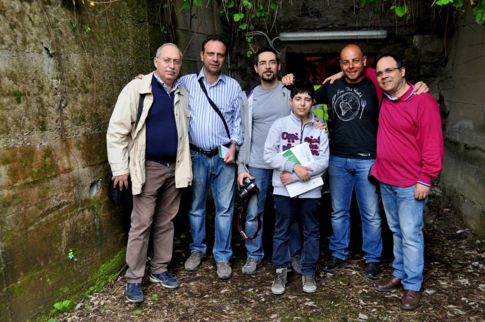 La Redazione di liberoricercatore alla "Grotta di San Biagio (foto Elio Dattero)