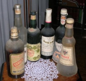 Ricordi impolverati, liquoei anni '40 e '50. Immagine tratta dal web