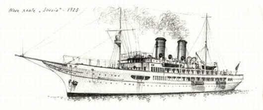 Nave Reale "Savoia" (bozzetto - 1923)