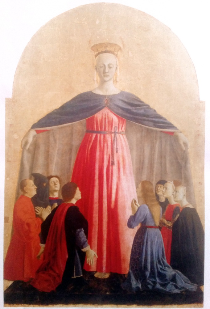Piero della Francesca, particolare del Polittico del Museo Civico di San Sepolcro, tratto da I Luoghi dell'Infinito, Maggio 2016 pag. 9.