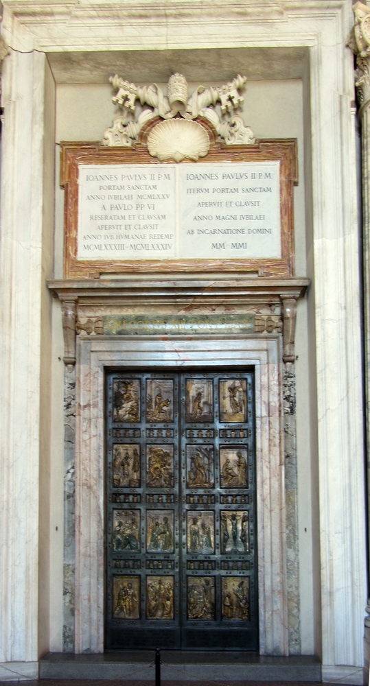 Porta Santa, San Pietro, foto Giuseppe Zingone