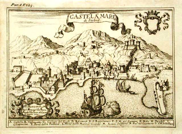 Pacichelli, Castellammare 1701, collezione Gaetano Fontana
