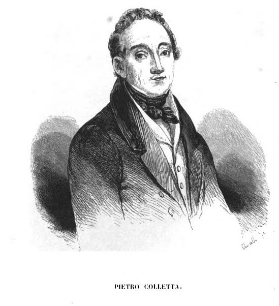 Pietro Colletta, autore di Storia del Reame di Napoli