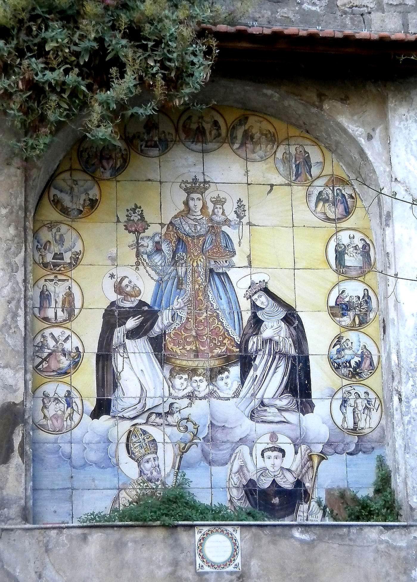Edicola della Madonna del Rosario (foto Maurizio Cuomo)
