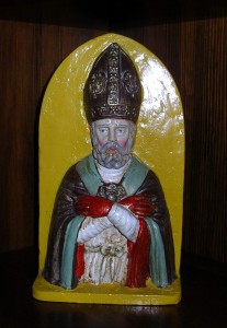 San Catello: busto in gesso (Ciro Alminni - 1995)