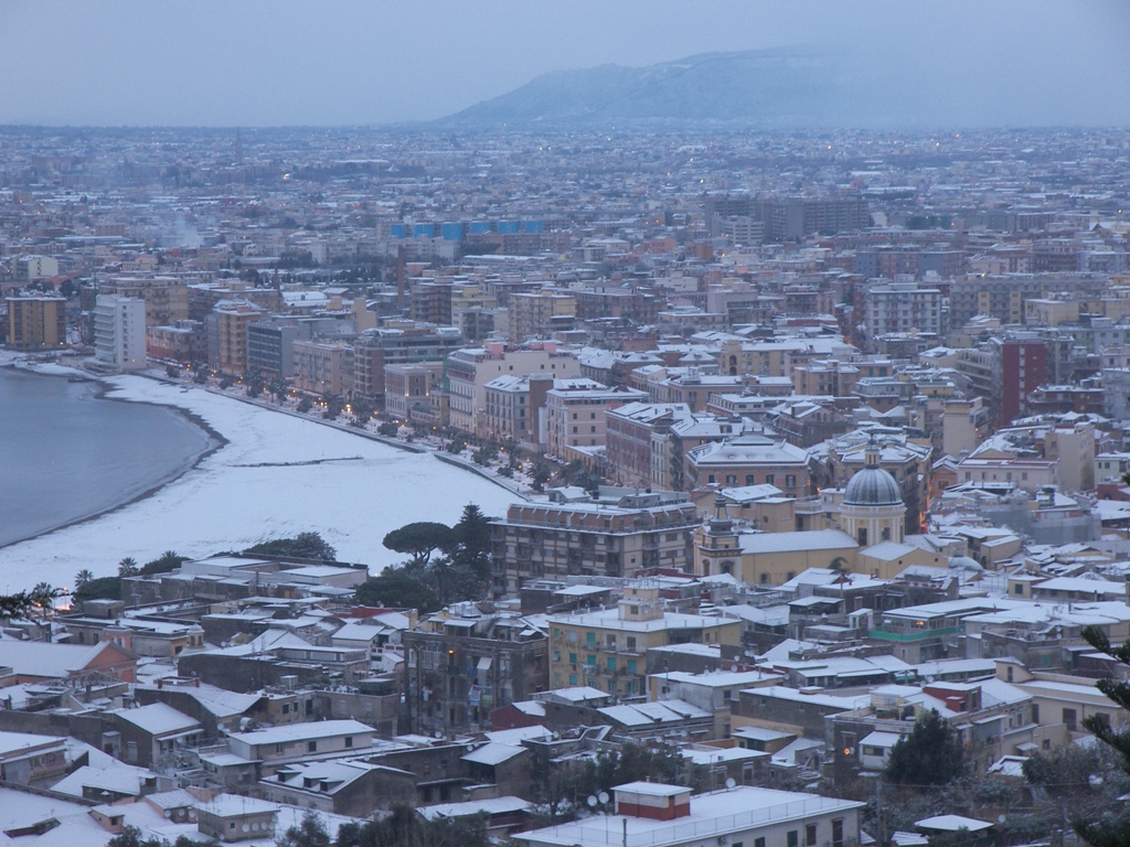 Nevicata a Castellammare di Stabia (31 dicembre 2014)
