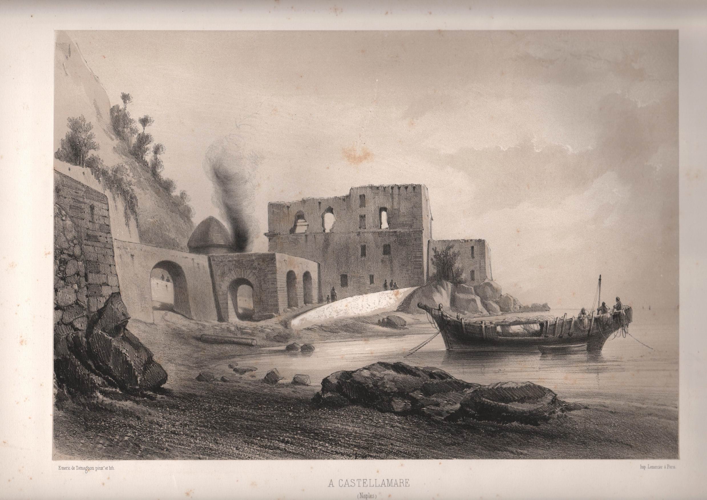 Portocarello - stampa del 1855 (coll. Gaetano Fontana)