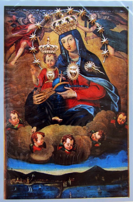 Santa Maria di Portosalvo, Castellammare di Stabia, XVI secolo, (cartolina, collezione Giuseppe Zingone)