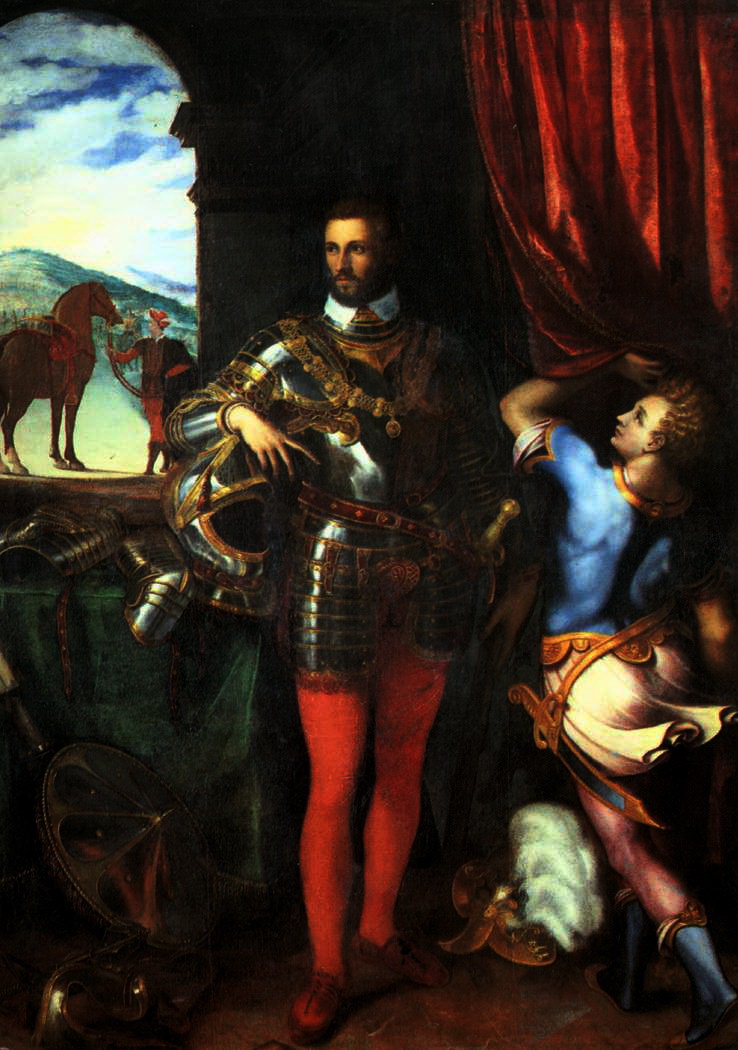 Giulio Campi, ritratto di Ottavio Farnese