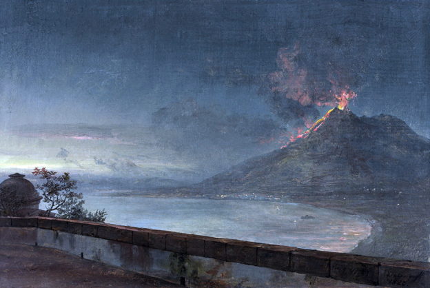 View of Vesuvius from Villa Quisisana, natinalmuseum Sweden
