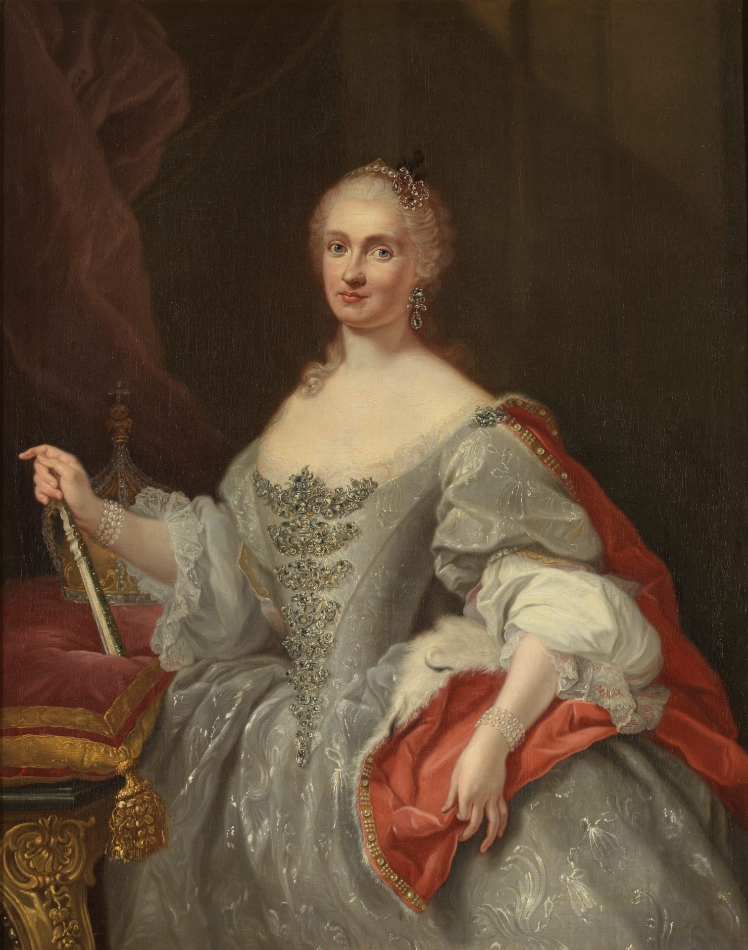 La regina Maria Amalia di Sassonia - Giuseppe Bonito (olio su tela - 1744)