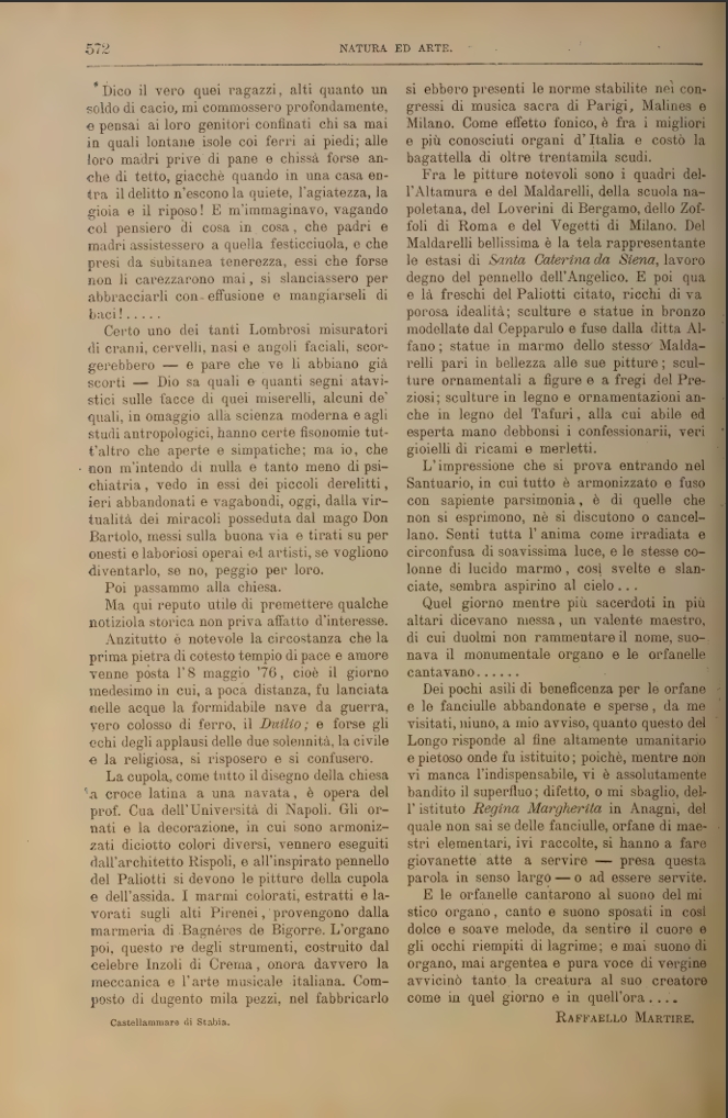 Castellammare di Raffaello Martire, parte seconda
